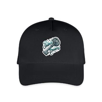 Déverrouiller les rêves - Illustration clé - Casquette de baseball bio Enfant - noir - Devant
