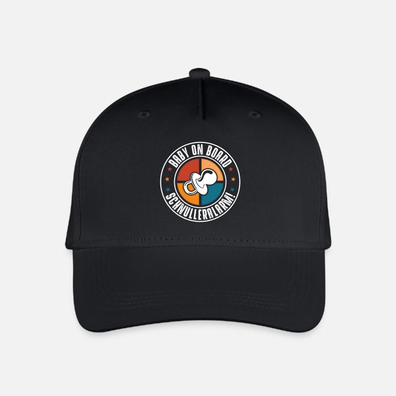 Baby on Board - Organic Kids’ Baseball Cap - black