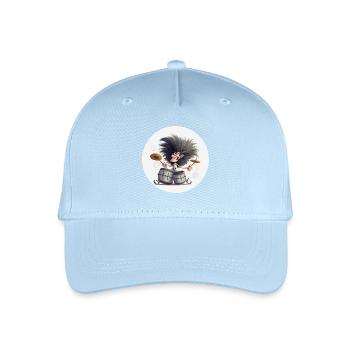 Drummer Man - Kinder Bio Basecap - Hellblau - Vorne