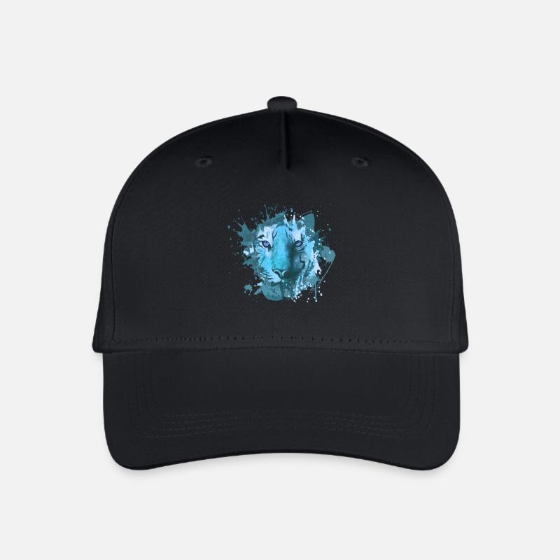 Tiger - Organic Kids’ Baseball Cap - black