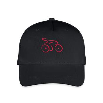 2541614 12200352 bike - Organic Kids’ Baseball Cap - black - Front