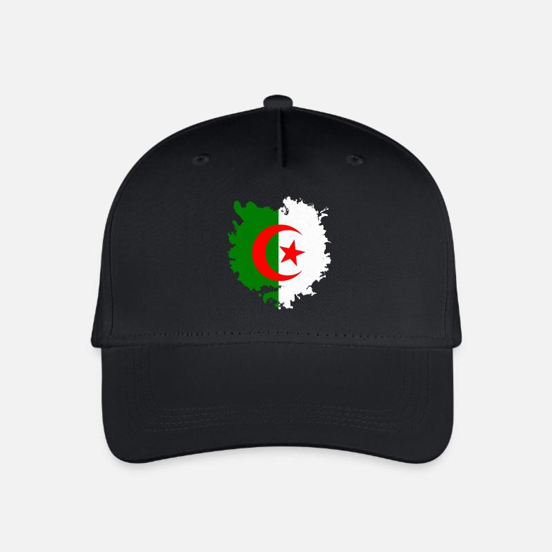Algerien - Kinder Bio Basecap - Schwarz