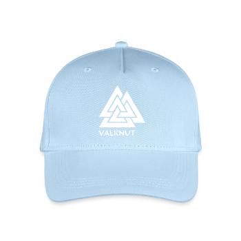 Valknut - Knoten der Gefallenen (Vektor) - Kinder Bio Basecap - Hellblau - Vorne