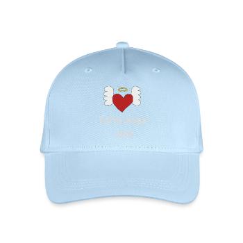 heart wings faith - Organic Kids’ Baseball Cap - light blue - Front