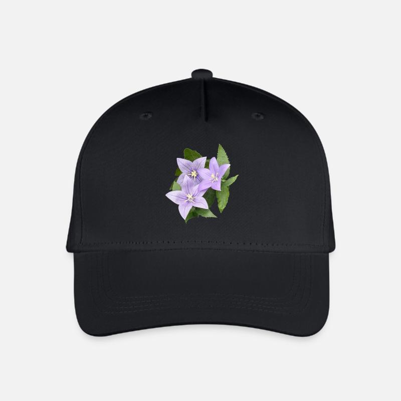 PURPURNE BALLONBLUME - Kinder Bio Basecap - Schwarz