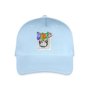 Skate - Kinder Bio Basecap - Hellblau - Vorne