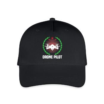 Pilote de drone - Casquette de baseball bio Enfant - noir - Devant
