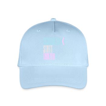 SCHRANZEN INSTEAD OF DANCING - Organic Kids’ Baseball Cap - light blue - Front