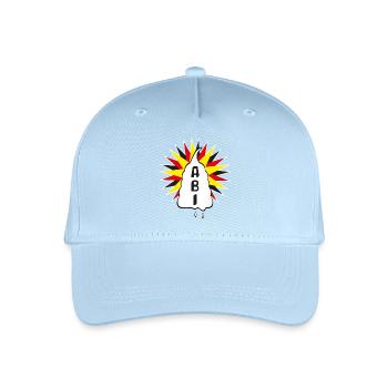 ABI mit viel Sahne, eine süsse Geschenkidee. - Kinder Bio Basecap - Hellblau - Vorne