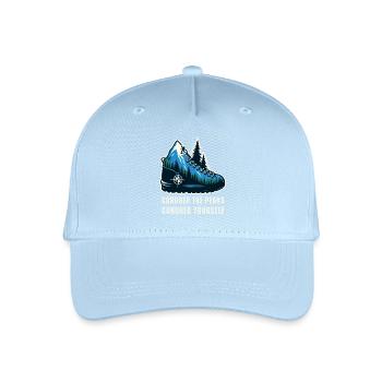 Alpinisme - Casquette de baseball bio Enfant - bleu clair - Devant