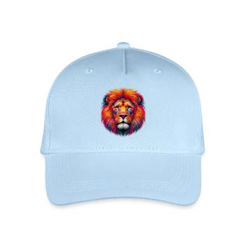 Lion - Organic Kids’ Baseball Cap - light blue - Front