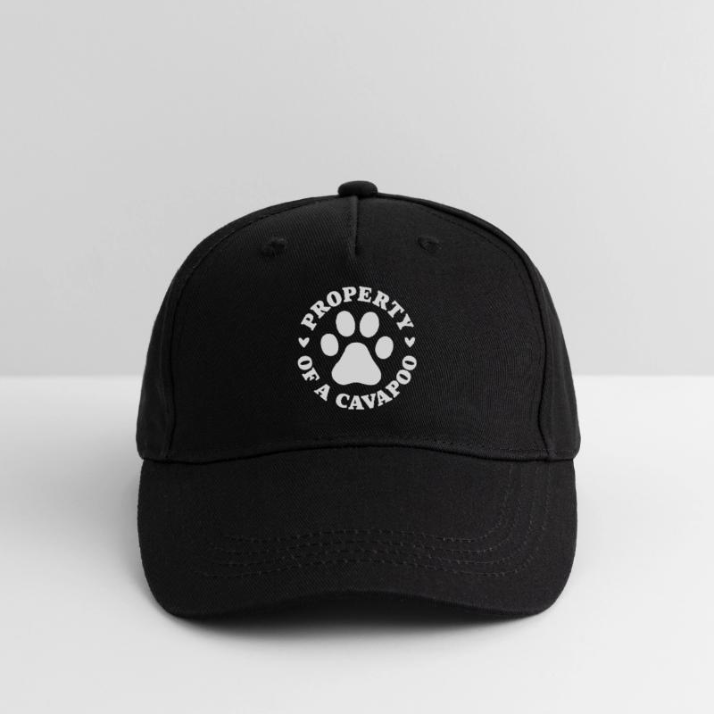 Propriété d’un Cavapoo Casquette de baseball bio Enfant