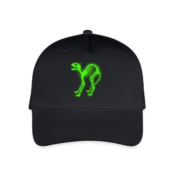 Skeleton Cat - Organic Kids’ Baseball Cap - black - Front