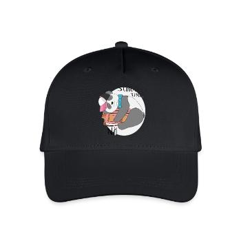 Heure de l’école - Casquette de baseball bio Enfant - noir - Devant