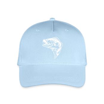 Illustration détaillée du squelette de poisson - Casquette de baseball bio Enfant - bleu clair - Devant