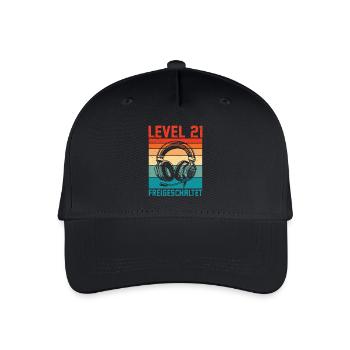 21e anniversaire Homme Gamer Niveau 21 débloqué - Casquette de baseball bio Enfant - noir - Devant