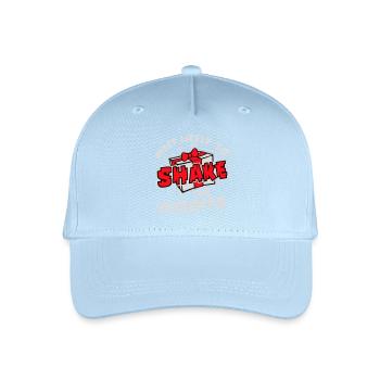 Most Likely to Shake the Presents Weihnachten Spaß - Kinder Bio Basecap - Hellblau - Vorne