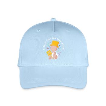 Gender Reveal Silvester - Kinder Bio Basecap - Hellblau - Vorne