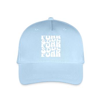 Funk and Soul Music Bold Typography  - Organic Kids’ Baseball Cap - light blue - Front