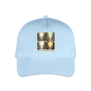 Arc de lecture saisonnier - Casquette de baseball bio Enfant - bleu clair - Devant