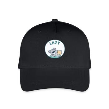 Kawaii-Pastell-Faultier-Koala - Kinder Bio Basecap - Schwarz - Vorne