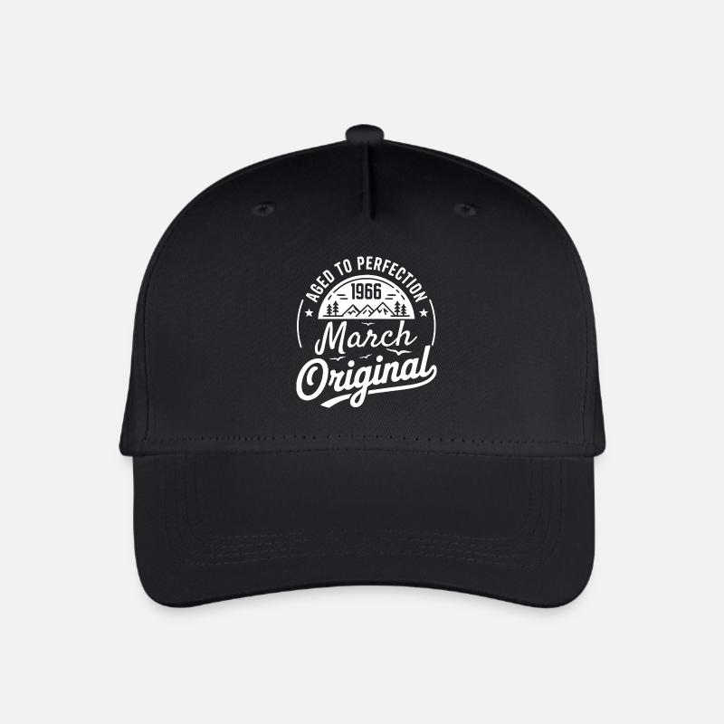 mars 1966 – Légende des sommets et montagnes - Casquette de baseball bio Enfant - noir