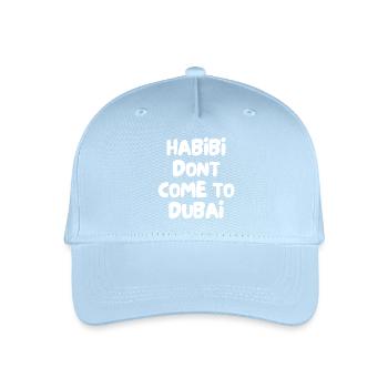Habibi, komm nicht nach Dubai. - Kinder Bio Basecap - Hellblau - Vorne