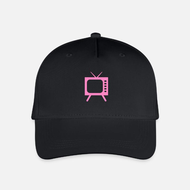 Fernseher - TV - Kinder Bio Basecap - Schwarz