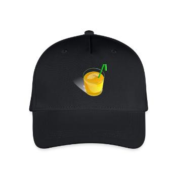 Orange Juice Saft - Kinder Bio Basecap - Schwarz - Vorne