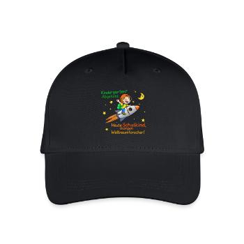 Mission Schulkind - Kinder Bio Basecap - Schwarz - Vorne