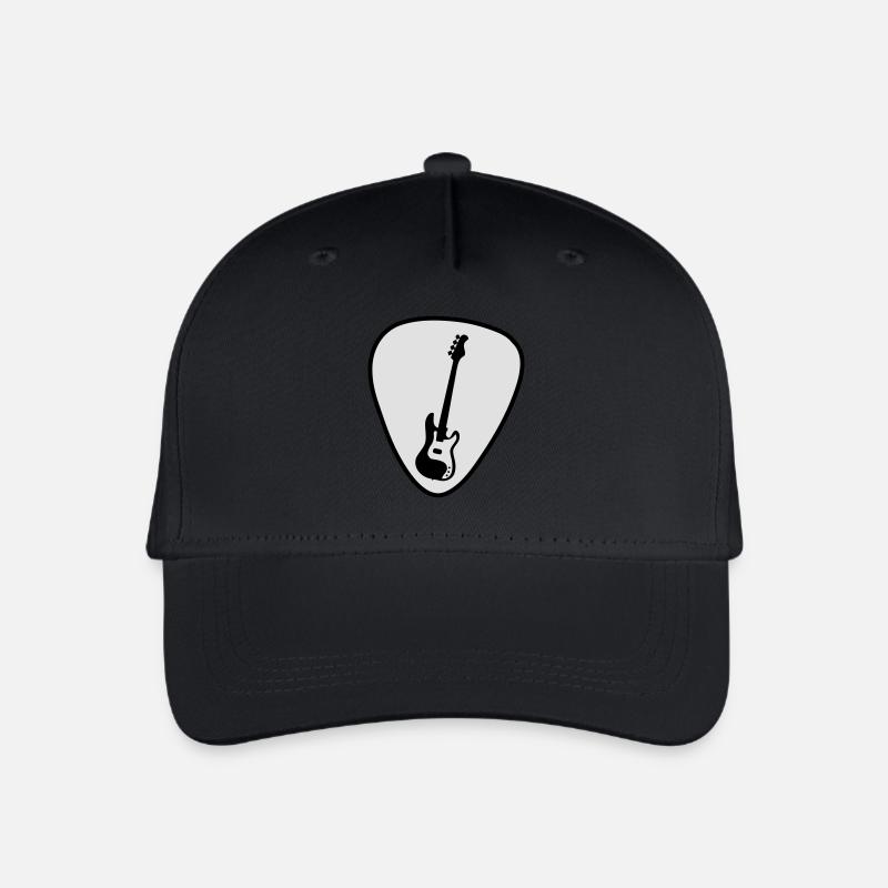 guitar - Organic Kids’ Baseball Cap - black
