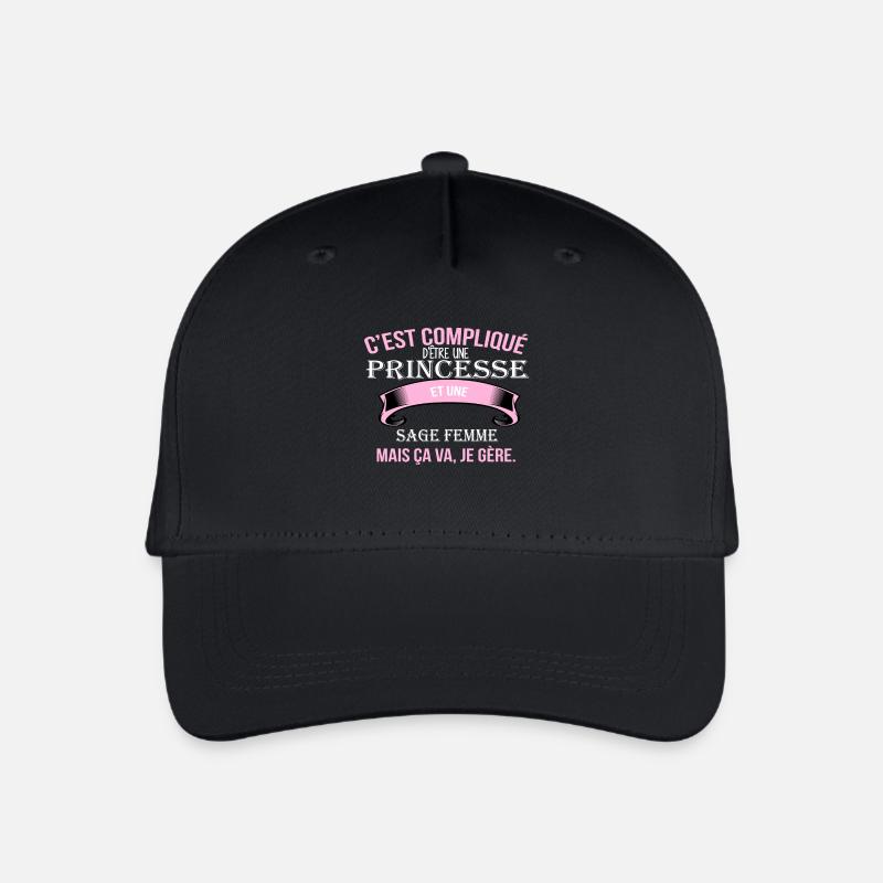 Sage Femme - Casquette de baseball bio Enfant - noir