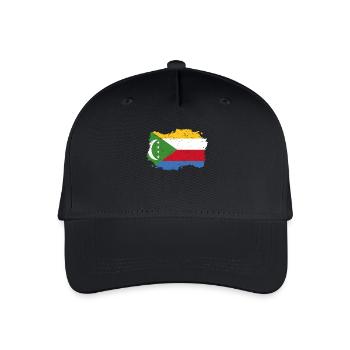 Roots roots flag homeland country Comoros png - Organic Kids’ Baseball Cap - black - Front
