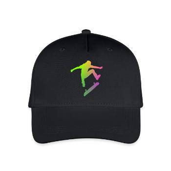 Skater - Kinder Bio Basecap - Schwarz - Vorne
