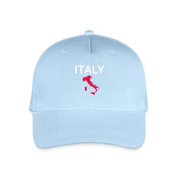 Traditionellstes Italien Souvenir - Kinder Bio Basecap - Hellblau - Vorne