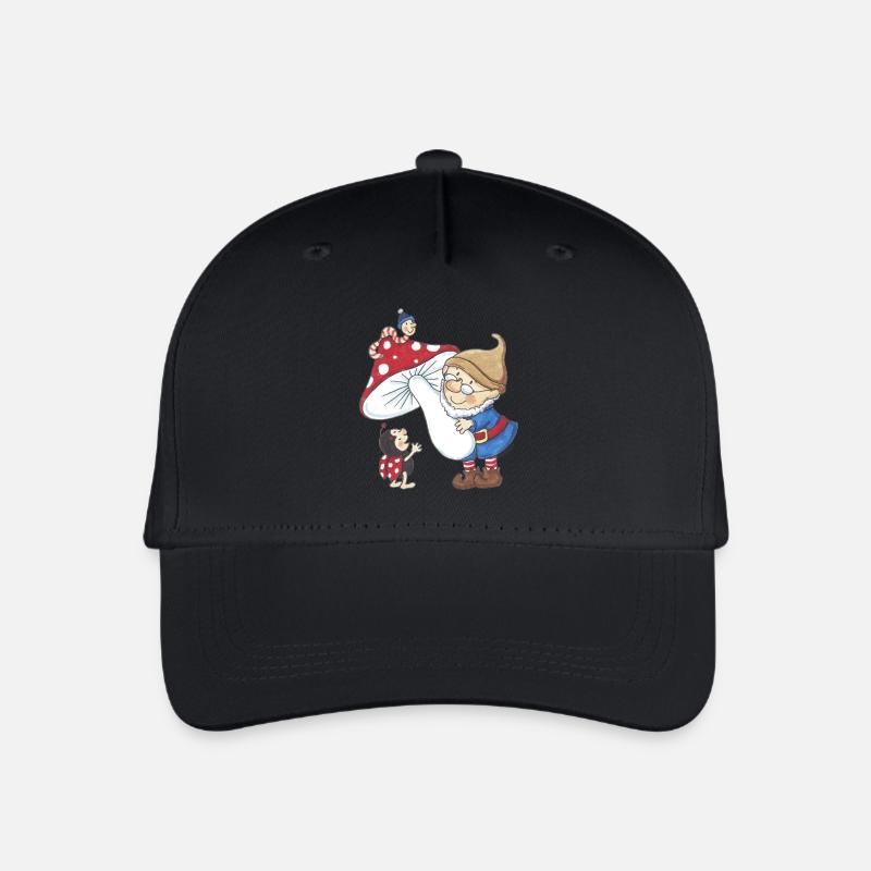 Wichtel_04 - Casquette de baseball bio Enfant - noir