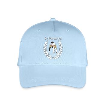 Schwingen Schwinger Schlussgang  Schwingerkönig - Kinder Bio Basecap - Hellblau - Vorne