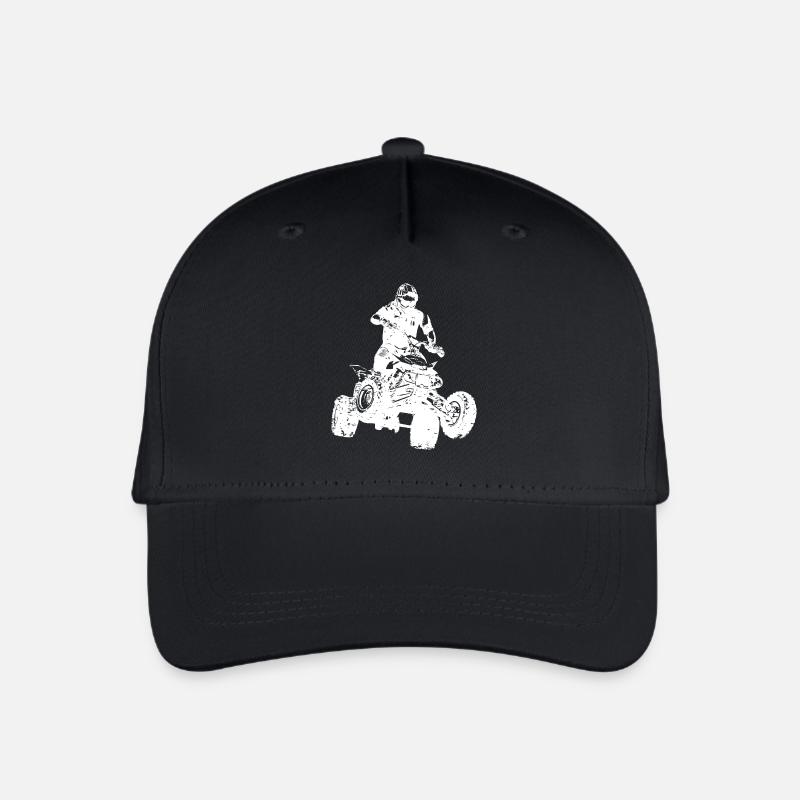 Quad - Kinder Bio Basecap - Schwarz