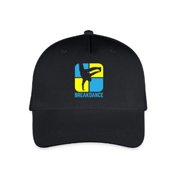 Breakdance B-Boy Streetdance Design Hip Hop Dance - Kinder Bio Basecap - Schwarz - Vorne