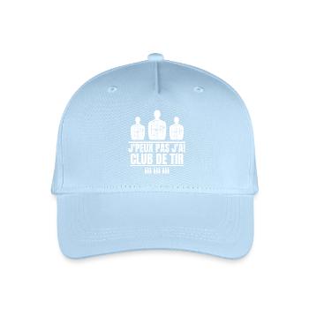 tir, club de tir, cours de tir - Casquette de baseball bio Enfant - bleu clair - Devant