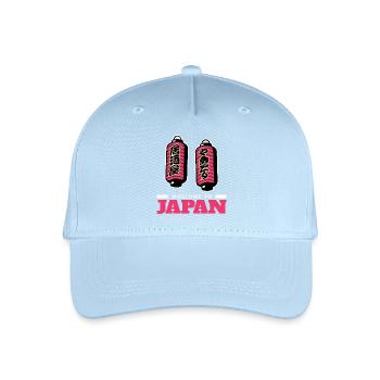 Bienvenue au Japon (sombre) - Casquette de baseball bio Enfant - bleu clair - Devant