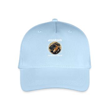 Goldener Nippon-Rundkoi - Kinder Bio Basecap - Hellblau - Vorne