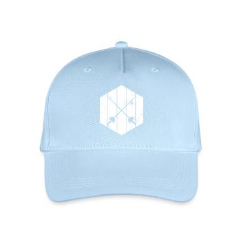Fencing Swords Sketch - Organic Kids’ Baseball Cap - light blue - Front
