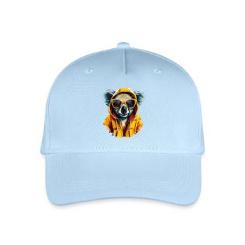Streetstyle-Koalabär | Koala-Liebhaber - Kinder Bio Basecap - Hellblau - Vorne