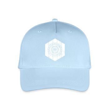 Dartboard Zeichnung - Kinder Bio Basecap - Hellblau - Vorne