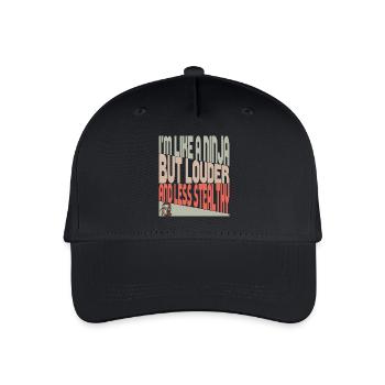 Comme un ninja - Casquette de baseball bio Enfant - noir - Devant