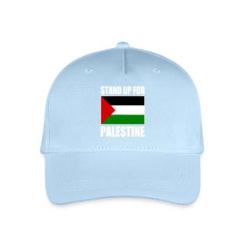 stand up for palestine - Organic Kids’ Baseball Cap - light blue - Front