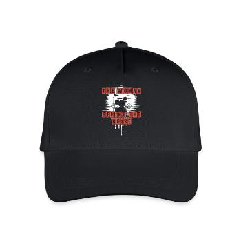 Drummer Woman Schlagzeugerin Girls Band - Organic Kids’ Baseball Cap - black - Front