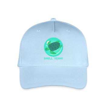 Shell Yeah! - Organic Kids’ Baseball Cap - light blue - Front
