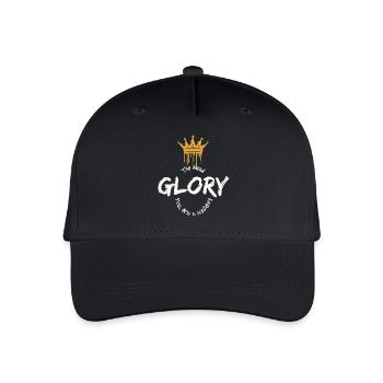 The Real Glory - Organic Kids’ Baseball Cap - black - Front